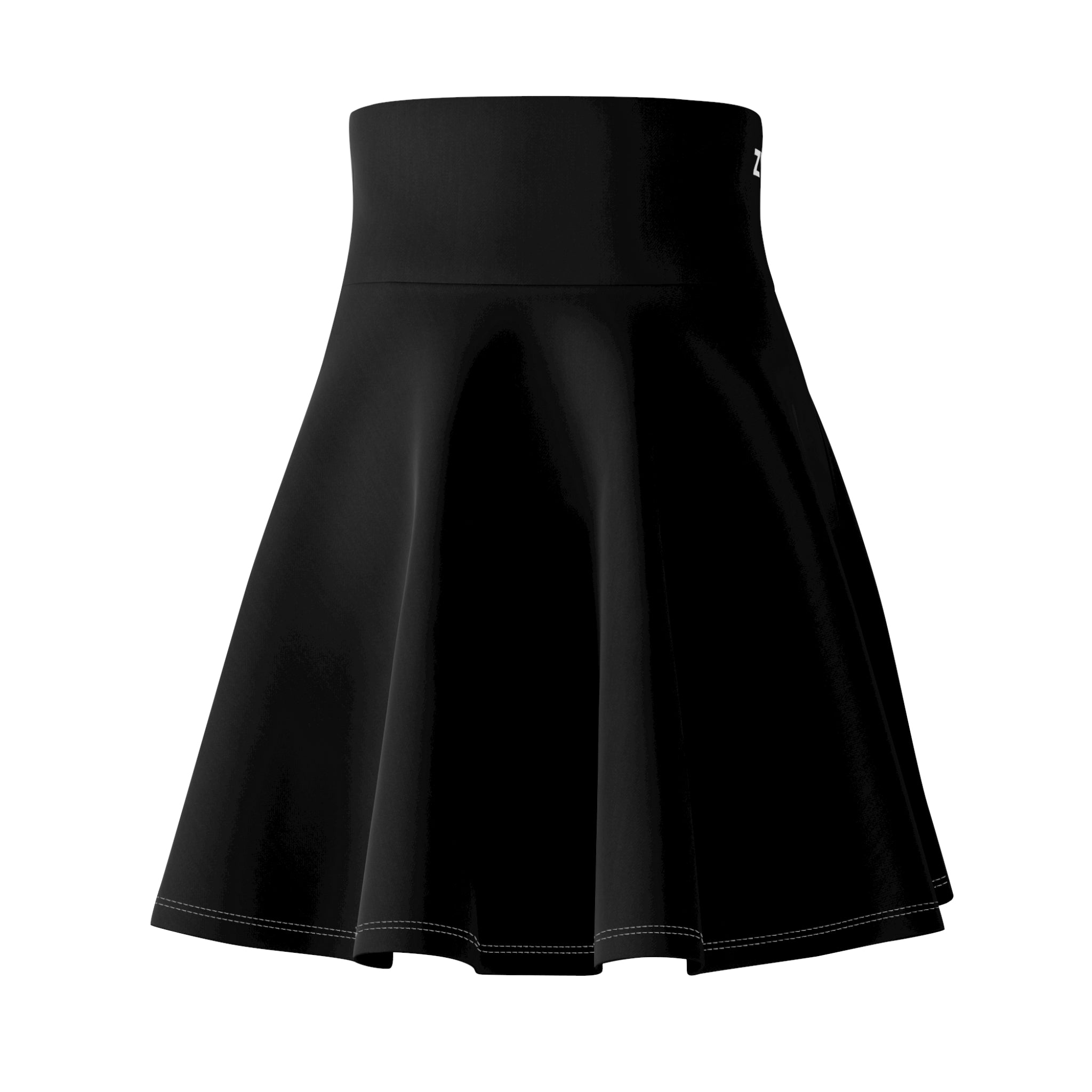 ZYVEK Shadow Skull Skater Skirt – Black Edition
