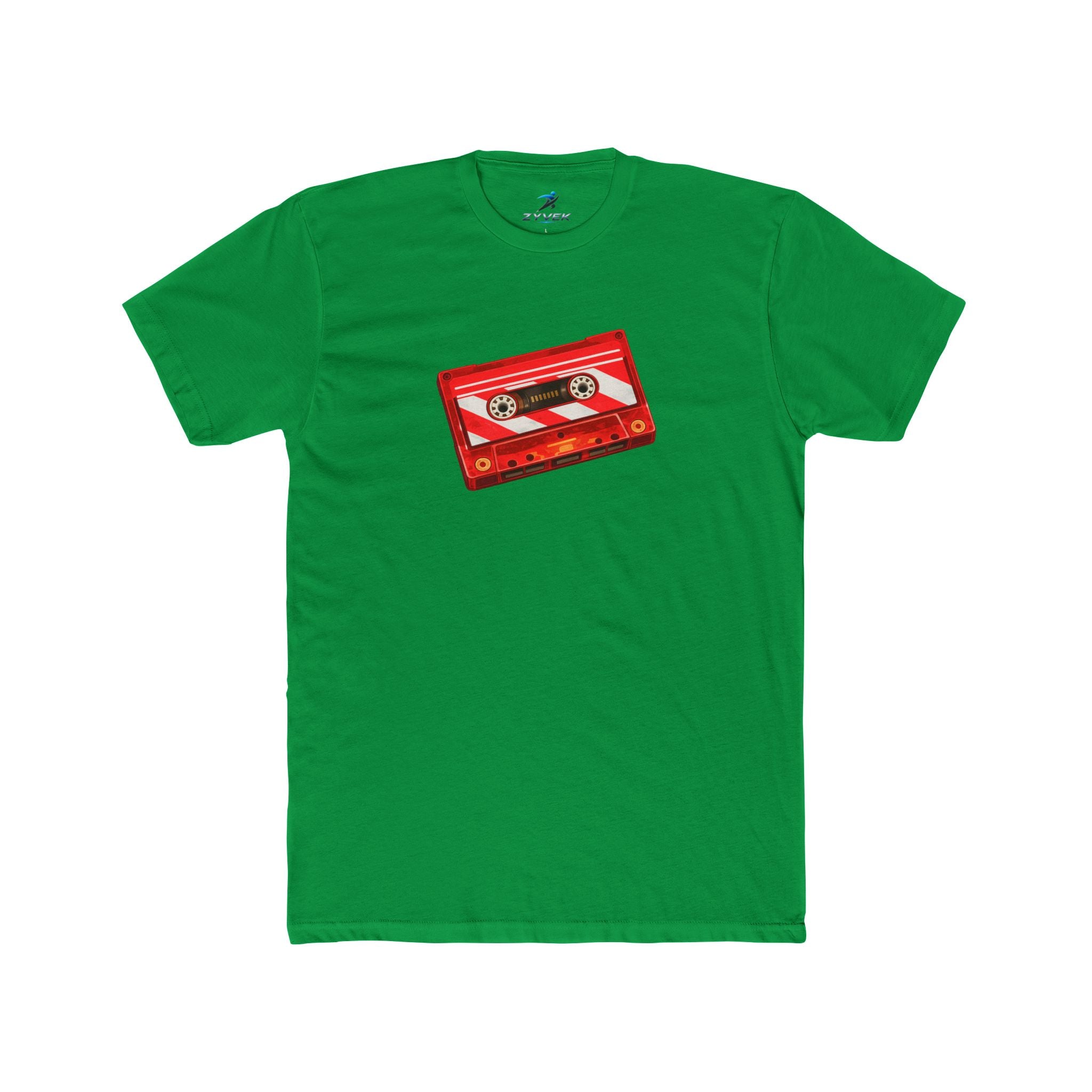 Retro Red Cassette Tape T-Shirt — Vintage Music Tee