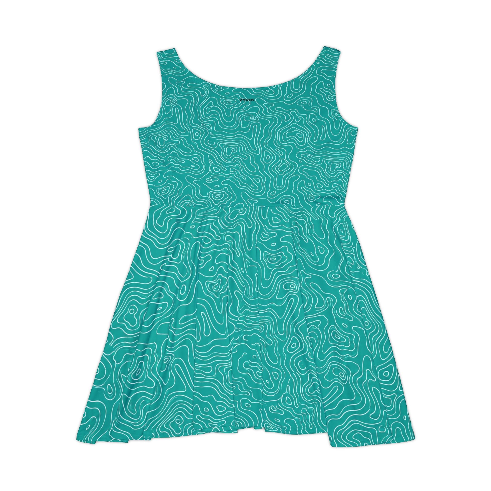 ZYVEK ContourFlow Dress – Elegant Modern Pattern Dress