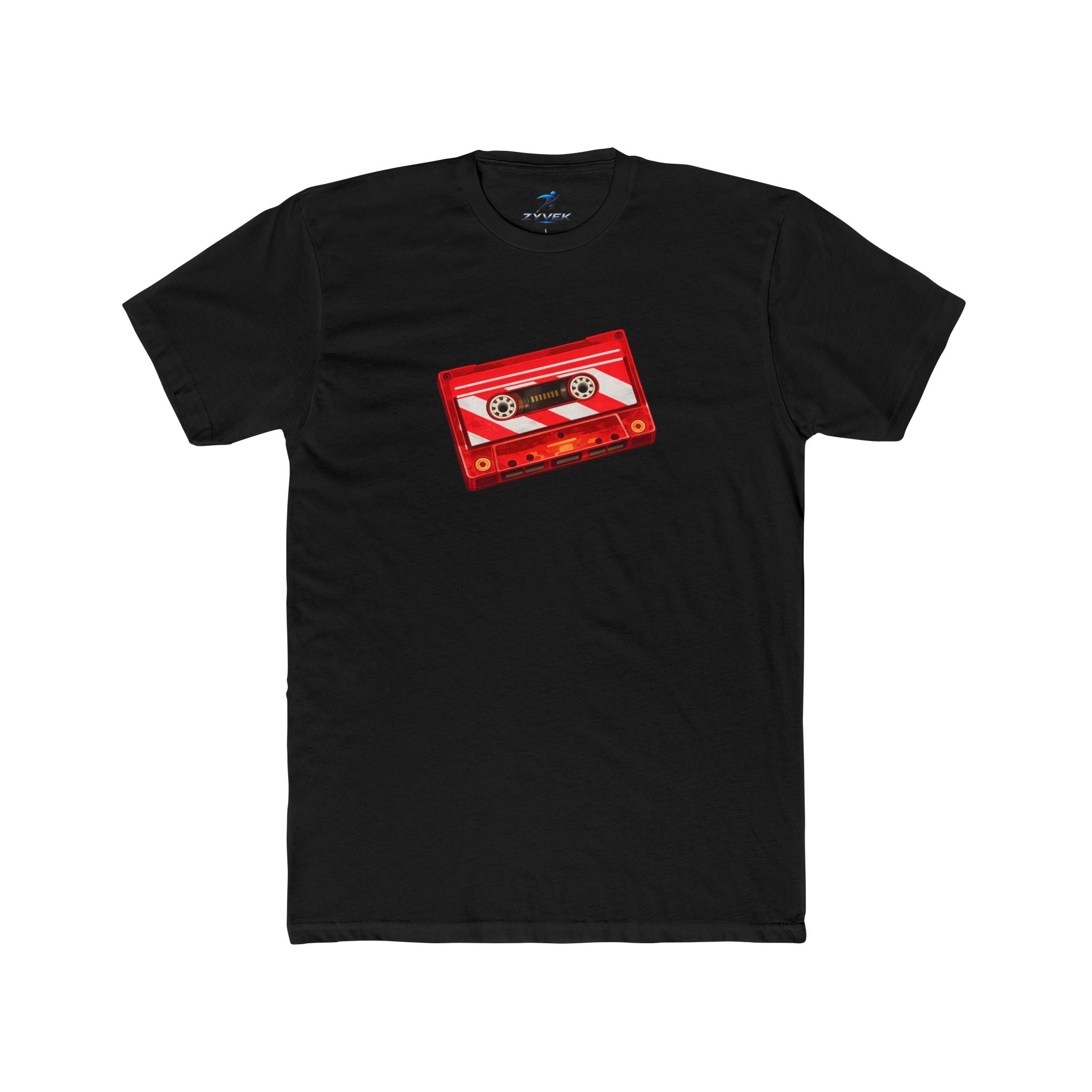 Retro Red Cassette Tape T-Shirt — Vintage Music Tee