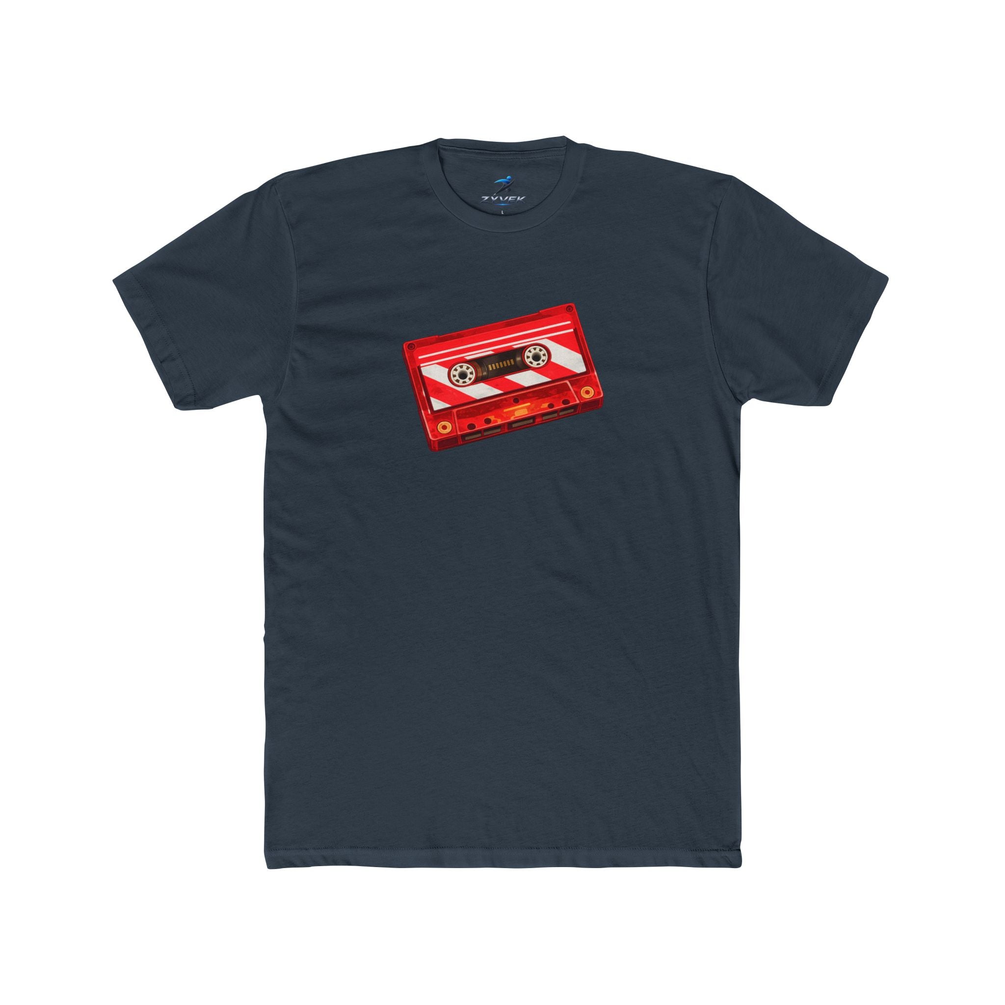 Retro Red Cassette Tape T-Shirt — Vintage Music Tee