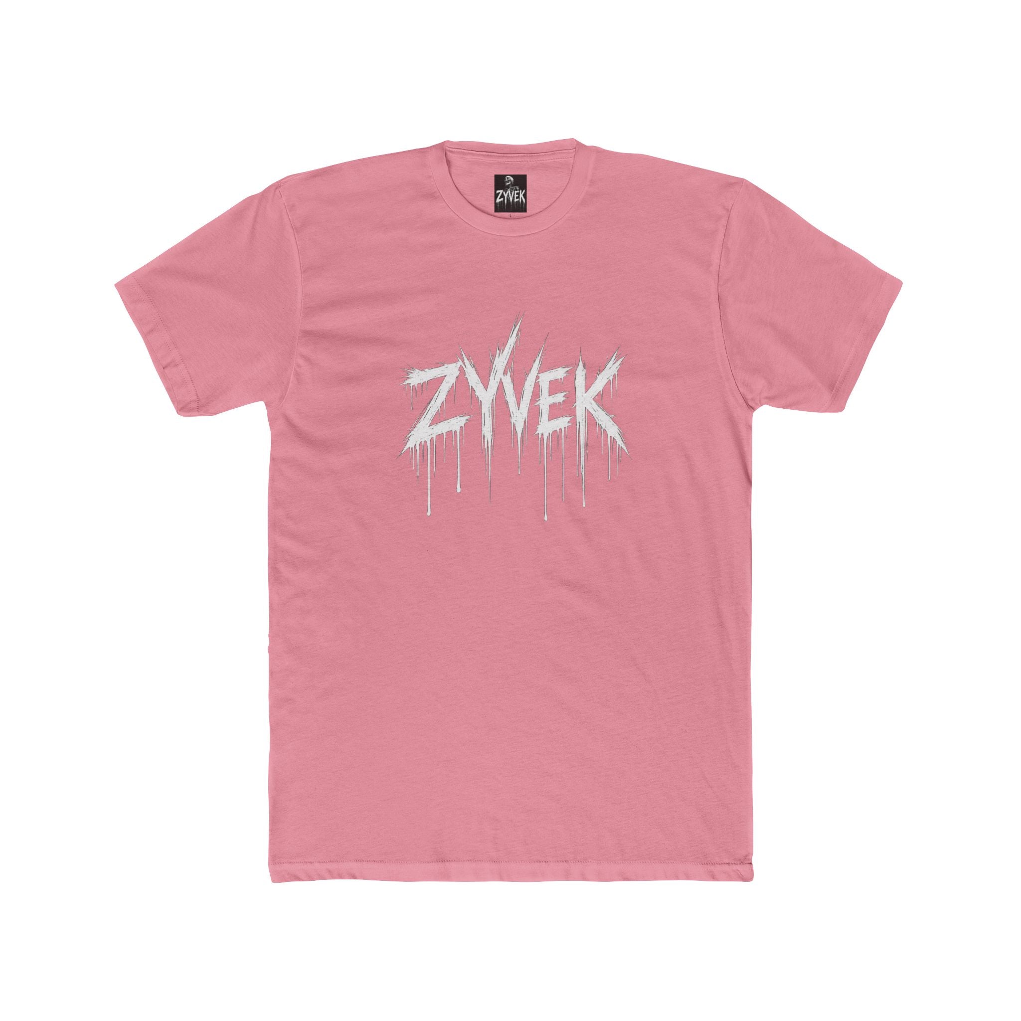 Zyvek Drip Logo Tee — Gothic Streetwear Graphic T-Shirt