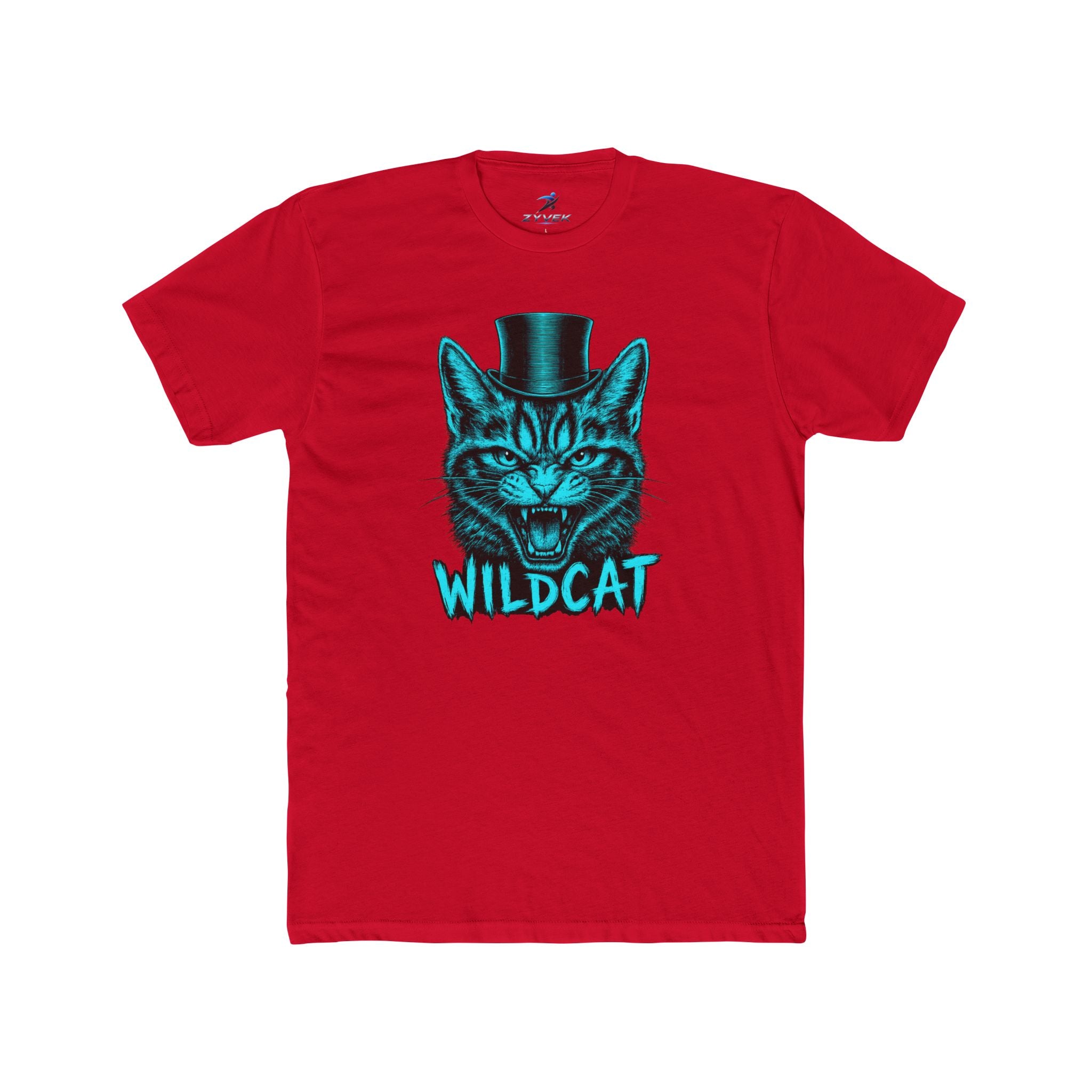 Wildcat Cat Tee — Retro Top Hat Graphic Shirt