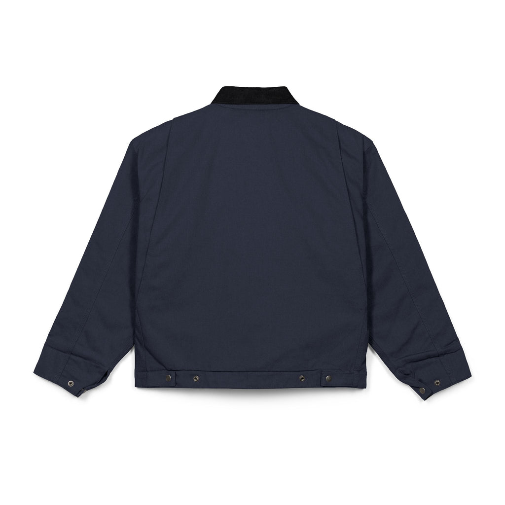 Duck Cloth Work Jacket – Durable Black Zip-Up Workwear