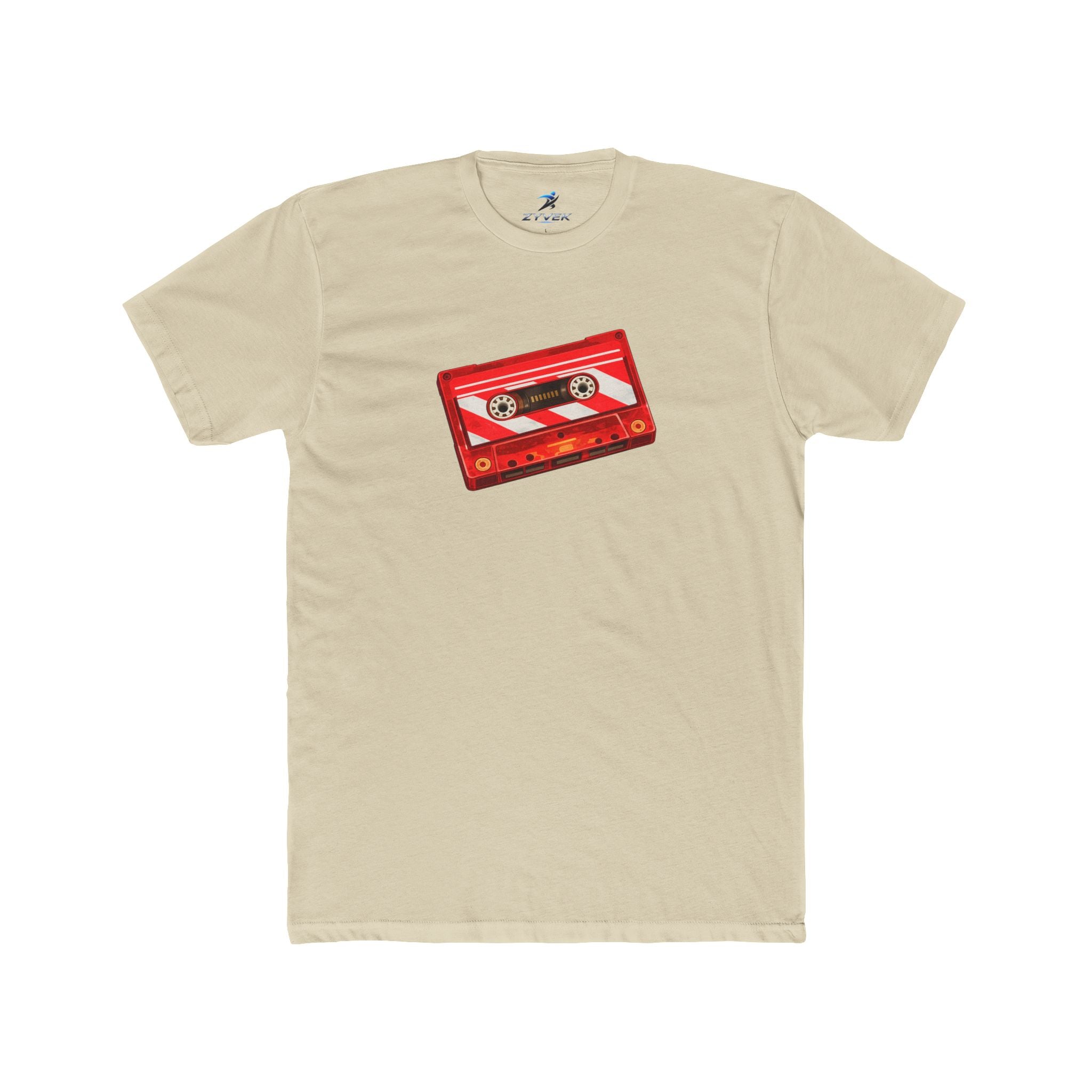 Retro Red Cassette Tape T-Shirt — Vintage Music Tee