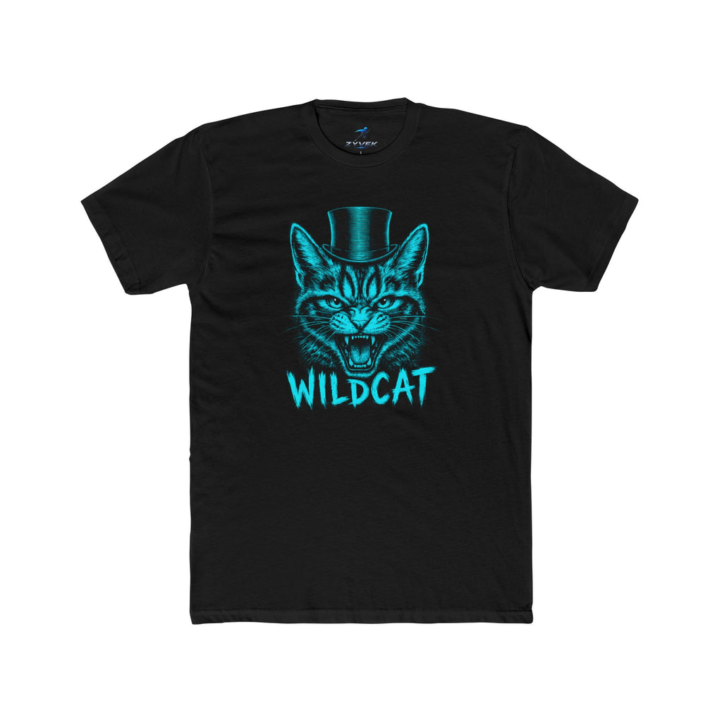 Wildcat Cat Tee — Retro Top Hat Graphic Shirt