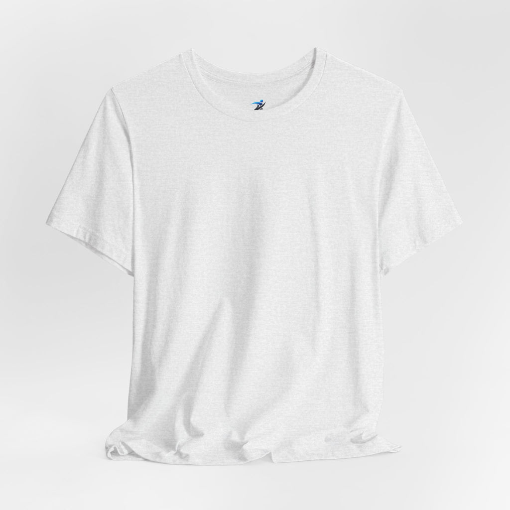 Classic White Short Sleeve Tee — Clean Minimalist Crewneck T-Shirt