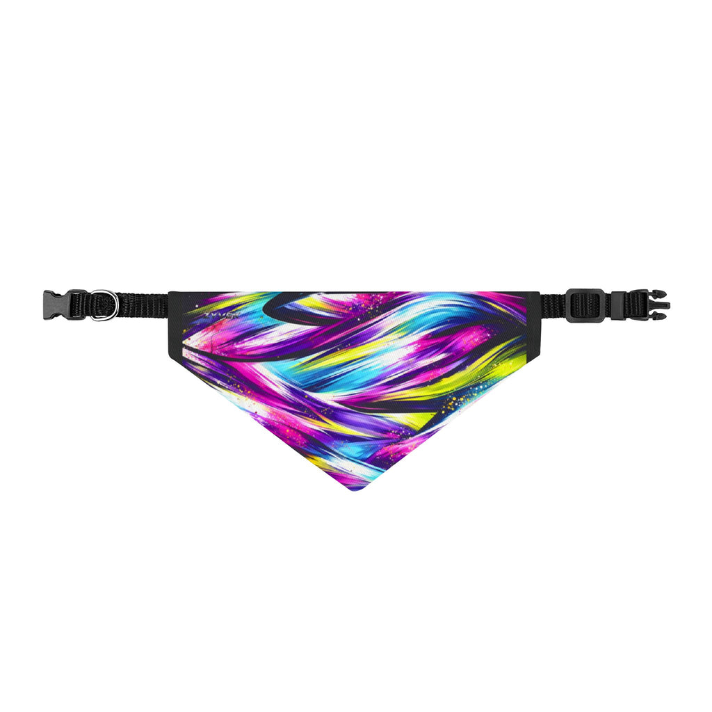 ColorWave Dog Bandana Collar – Vibrant Stylish Pet Accessory
