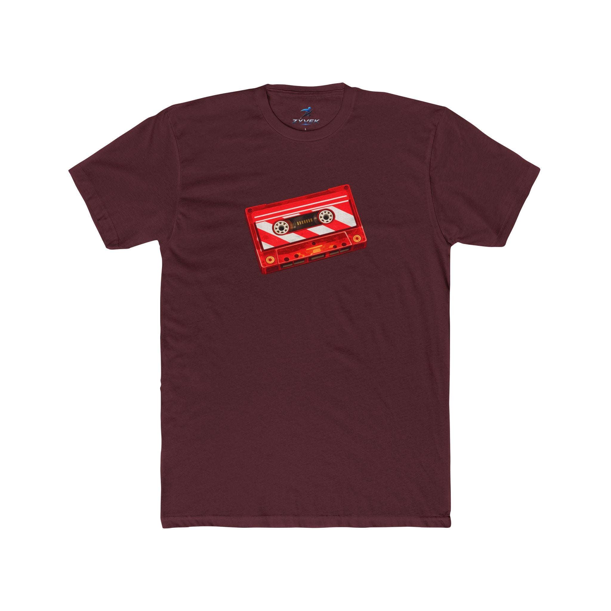 Retro Red Cassette Tape T-Shirt — Vintage Music Tee