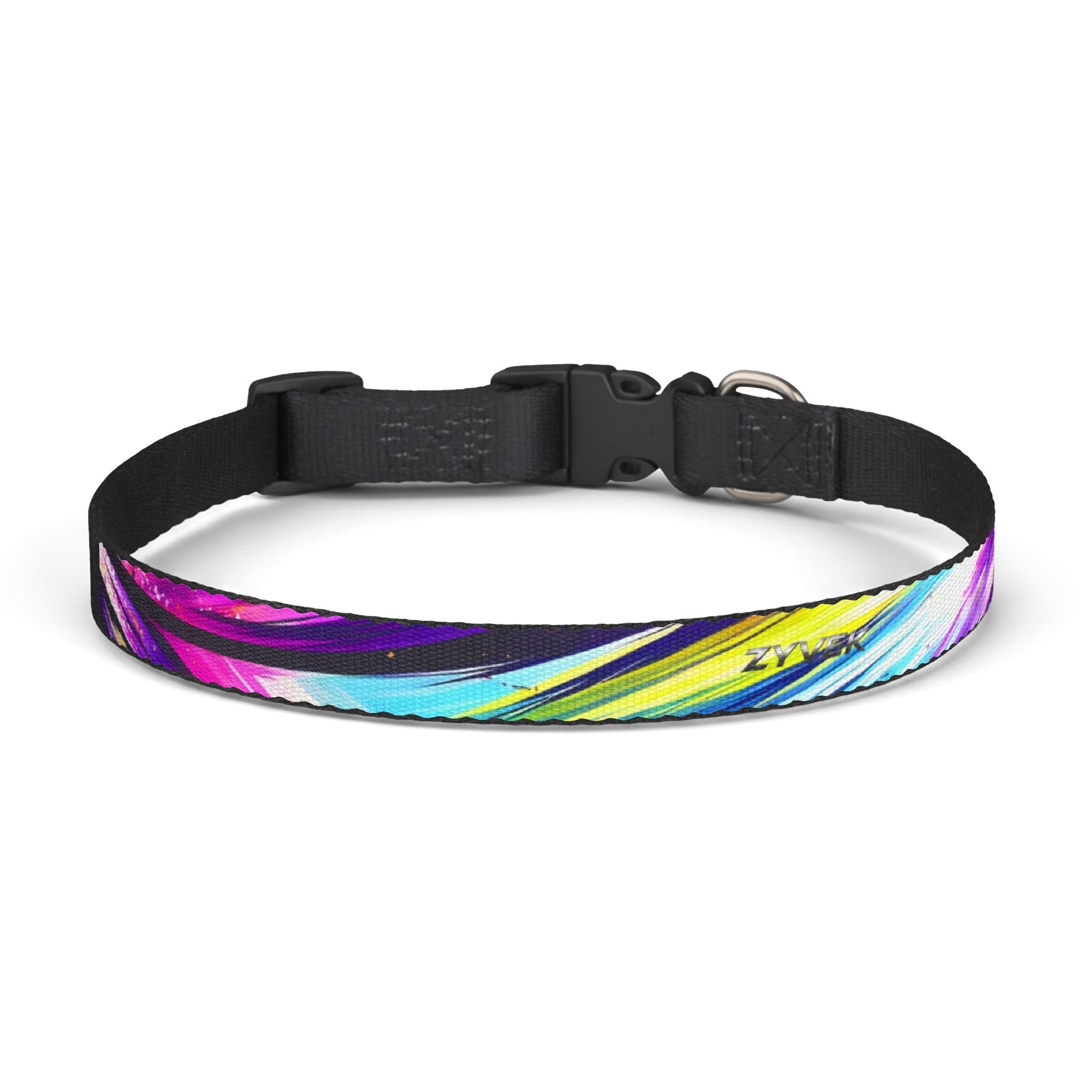 ZYVEK NeonWave Dog Collar – Adjustable Colorful Pet Collar
