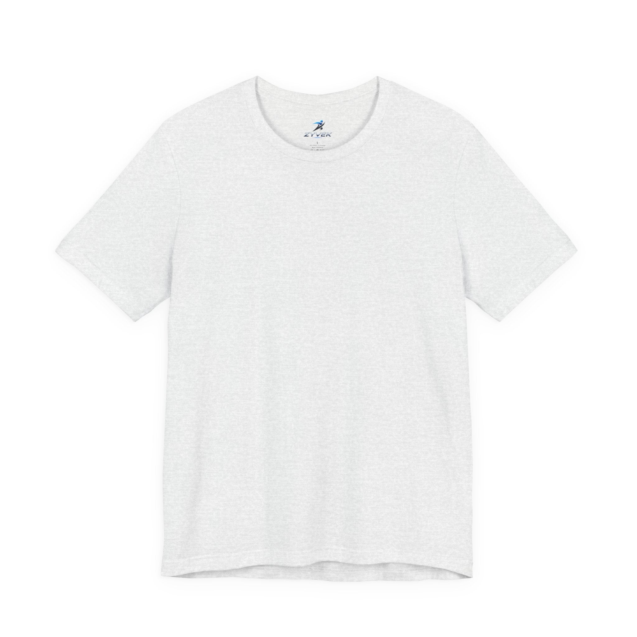 Classic White Short Sleeve Tee — Clean Minimalist Crewneck T-Shirt