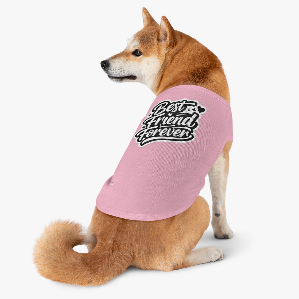 ZYVEK “Best Friend Forever” Pet Tank Top – Cute Matching Dog Shirt