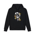 Skull & Butterflies Hoodie — Organic White Pullover Sweatshirt