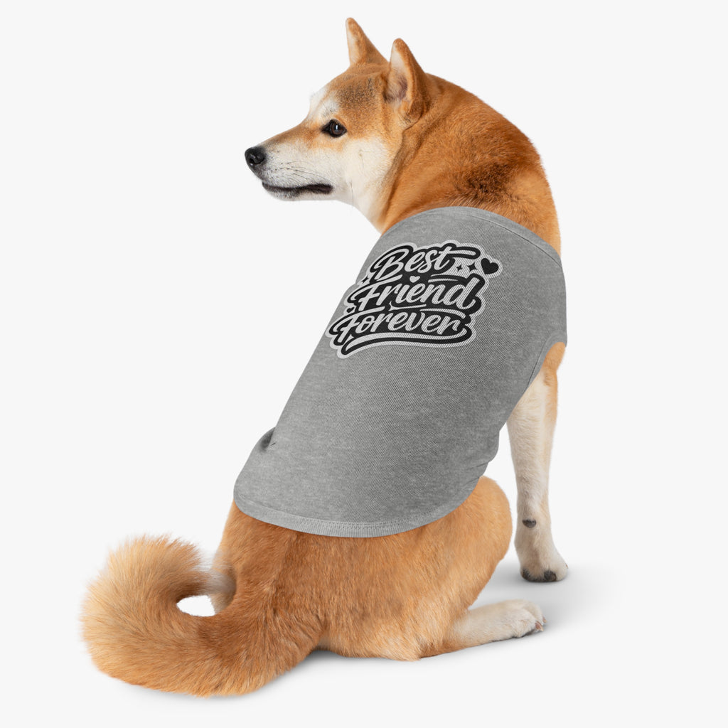 ZYVEK “Best Friend Forever” Pet Tank Top – Cute Matching Dog Shirt