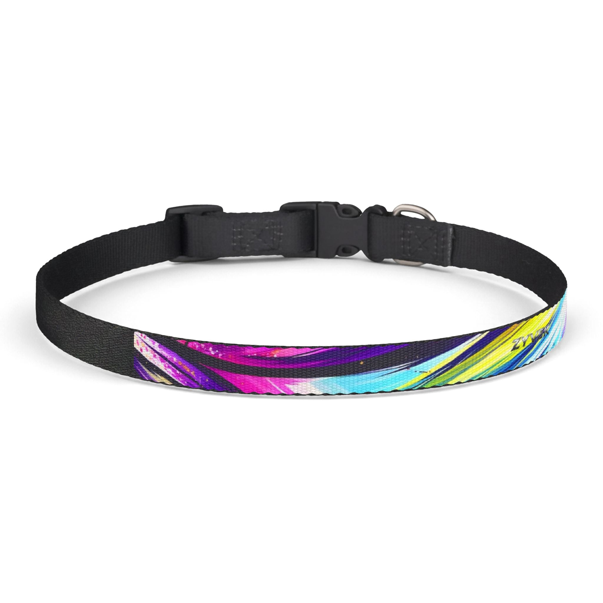 ZYVEK NeonWave Dog Collar – Adjustable Colorful Pet Collar