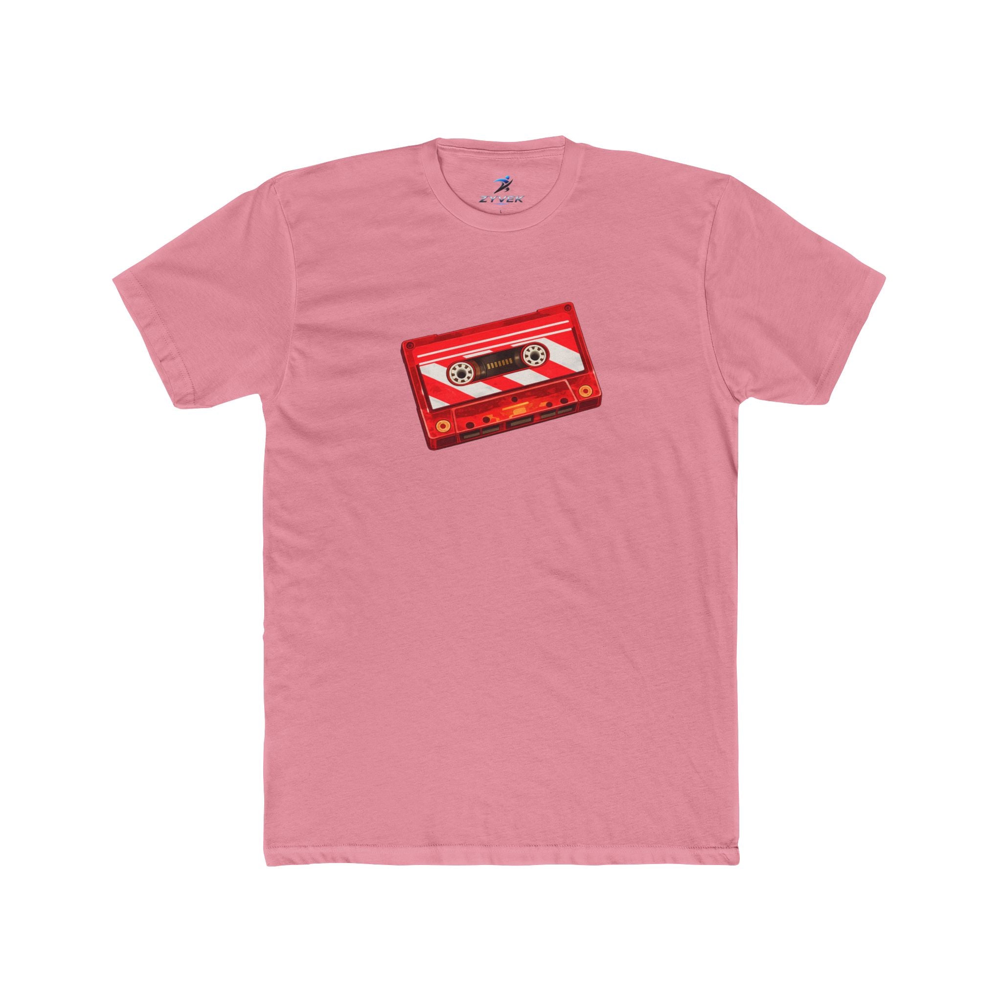 Retro Red Cassette Tape T-Shirt — Vintage Music Tee
