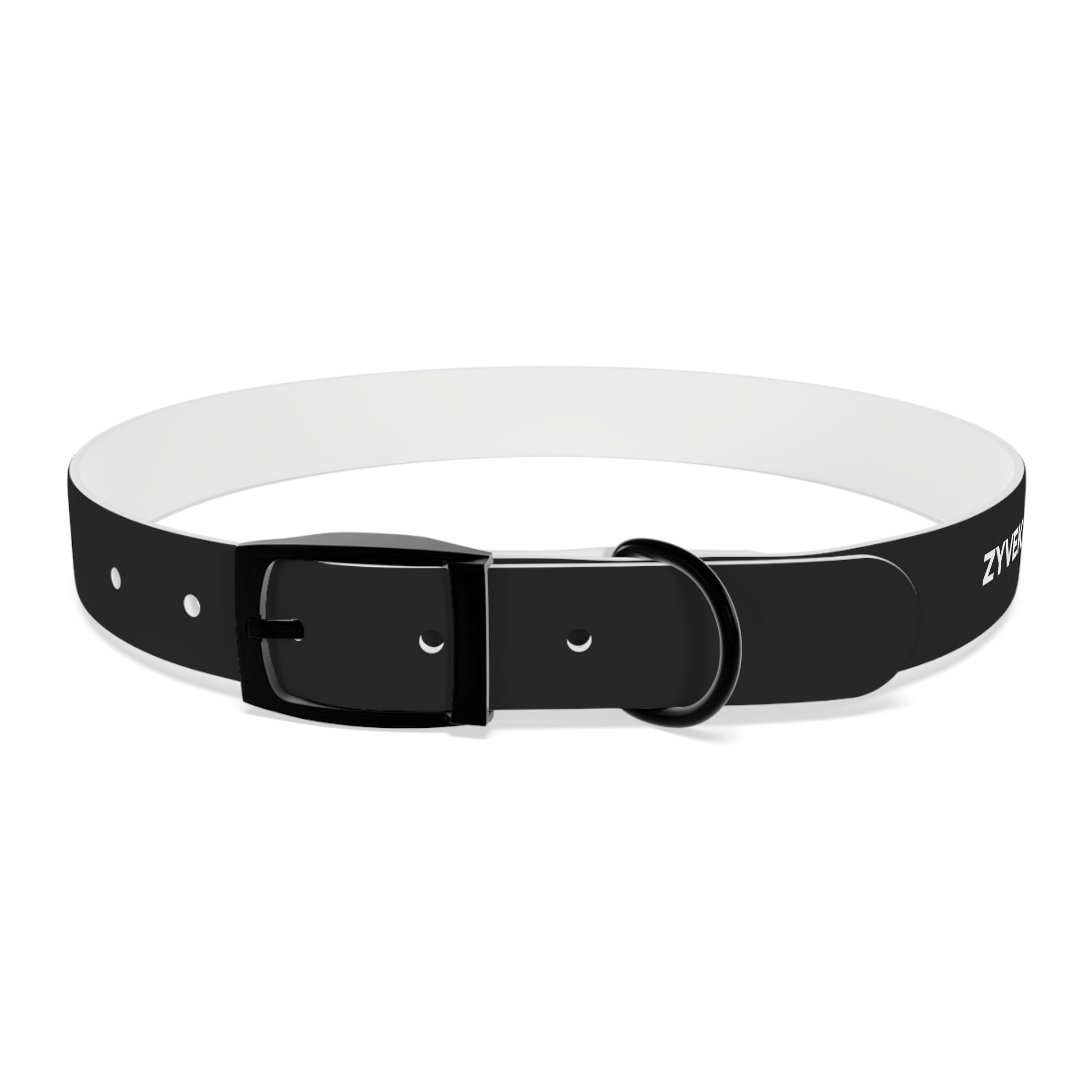 ZYVEK Gothic “Best Friend Forever” Dog Collar – Minimal Skull Edition