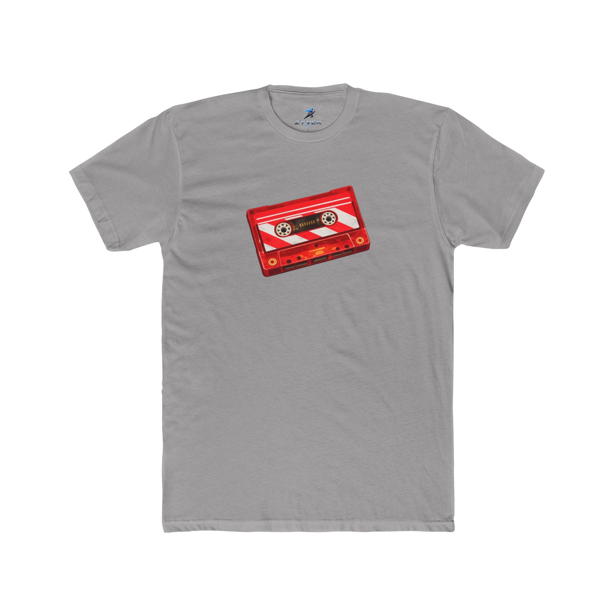 Retro Red Cassette Tape T-Shirt — Vintage Music Tee
