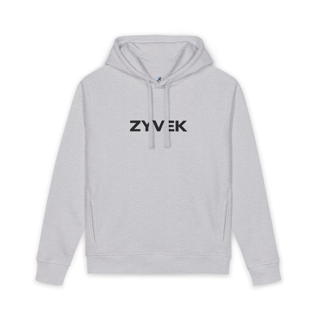 ZYVEK Essential Logo Hoodie – White Edition