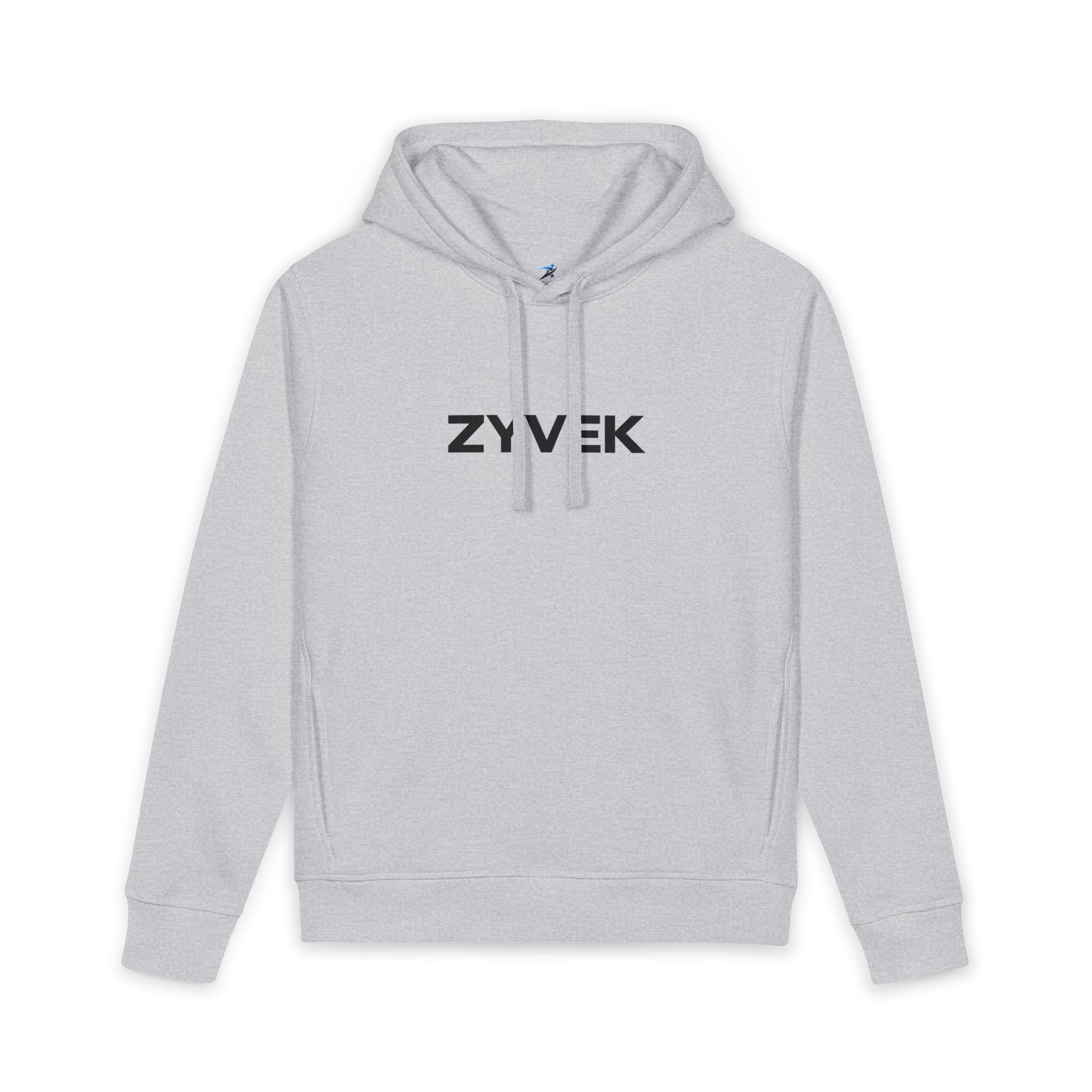 ZYVEK Essential Logo Hoodie – White Edition