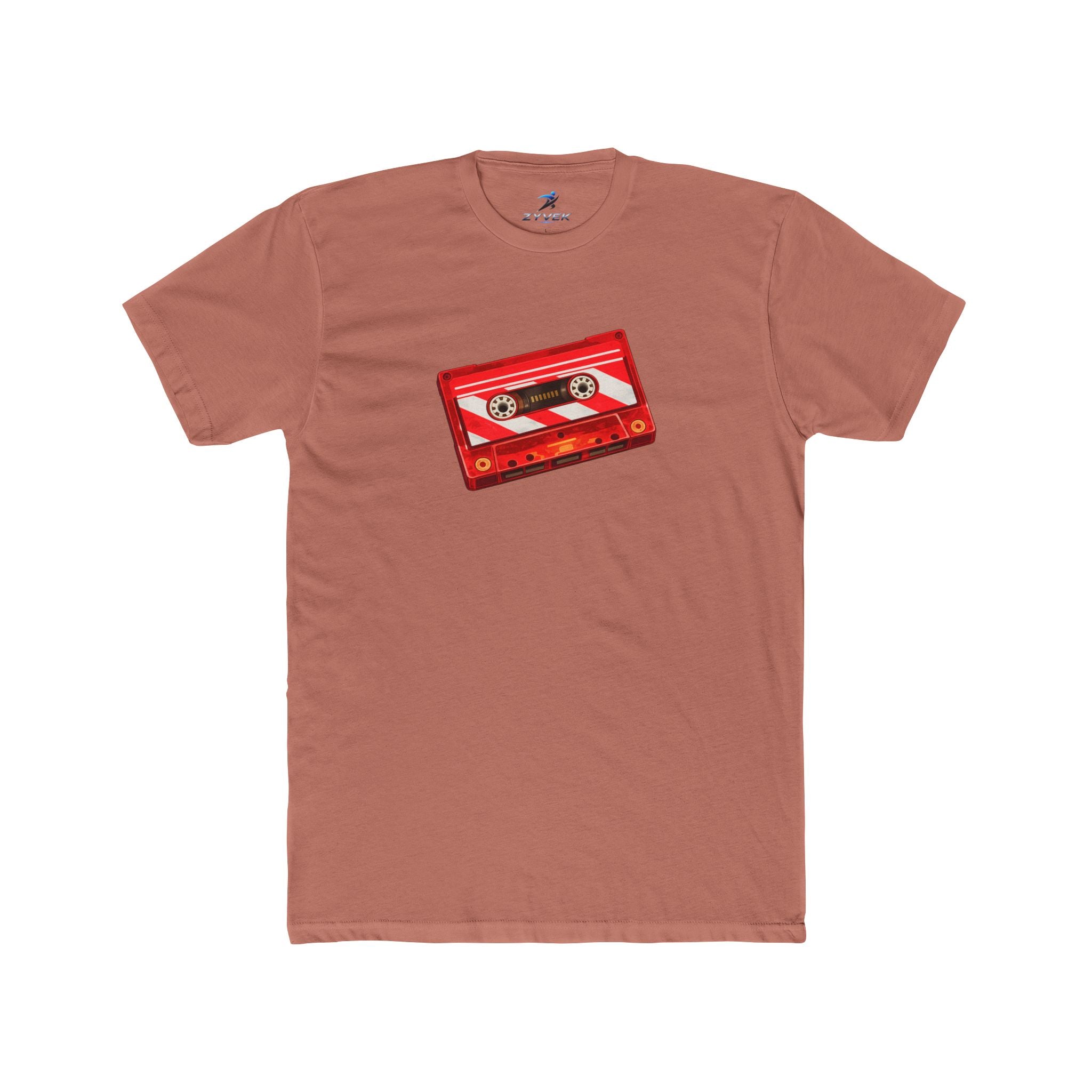 Retro Red Cassette Tape T-Shirt — Vintage Music Tee
