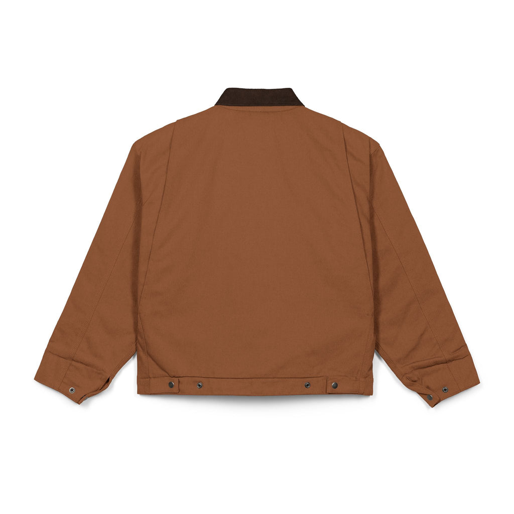 Duck Cloth Work Jacket – Durable Black Zip-Up Workwear