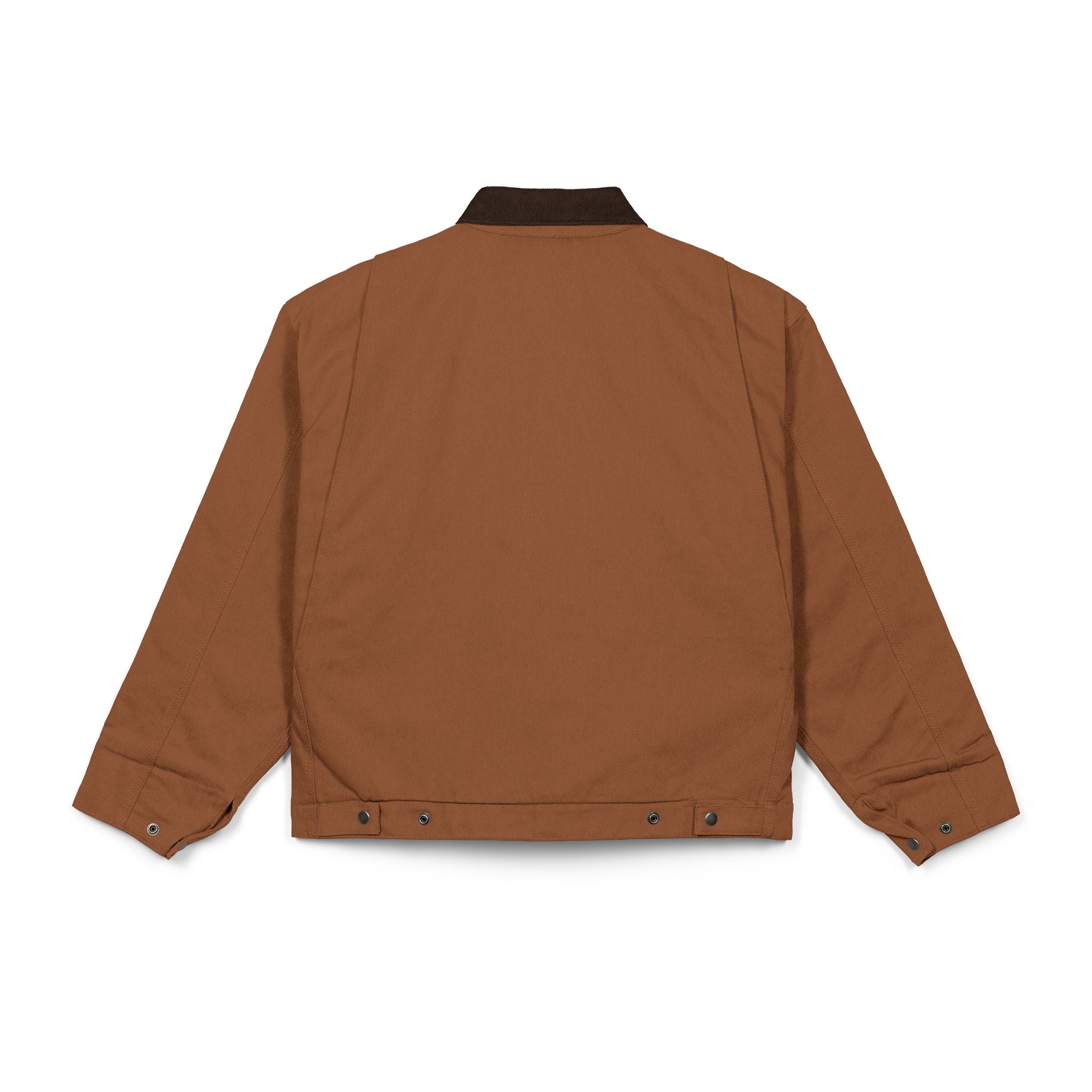 Duck Cloth Work Jacket – Durable Black Zip-Up Workwear