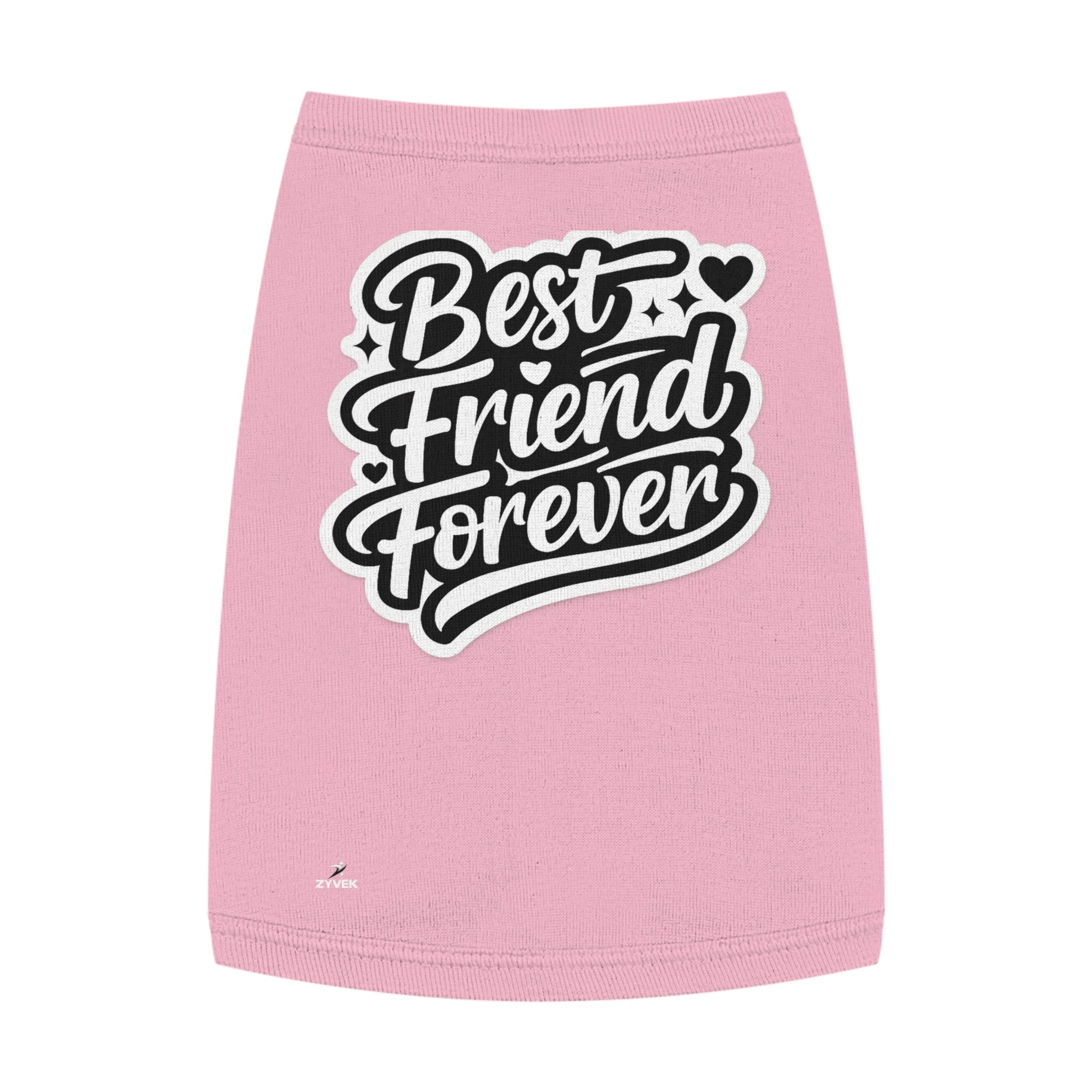 ZYVEK “Best Friend Forever” Pet Tank Top – Cute Matching Dog Shirt