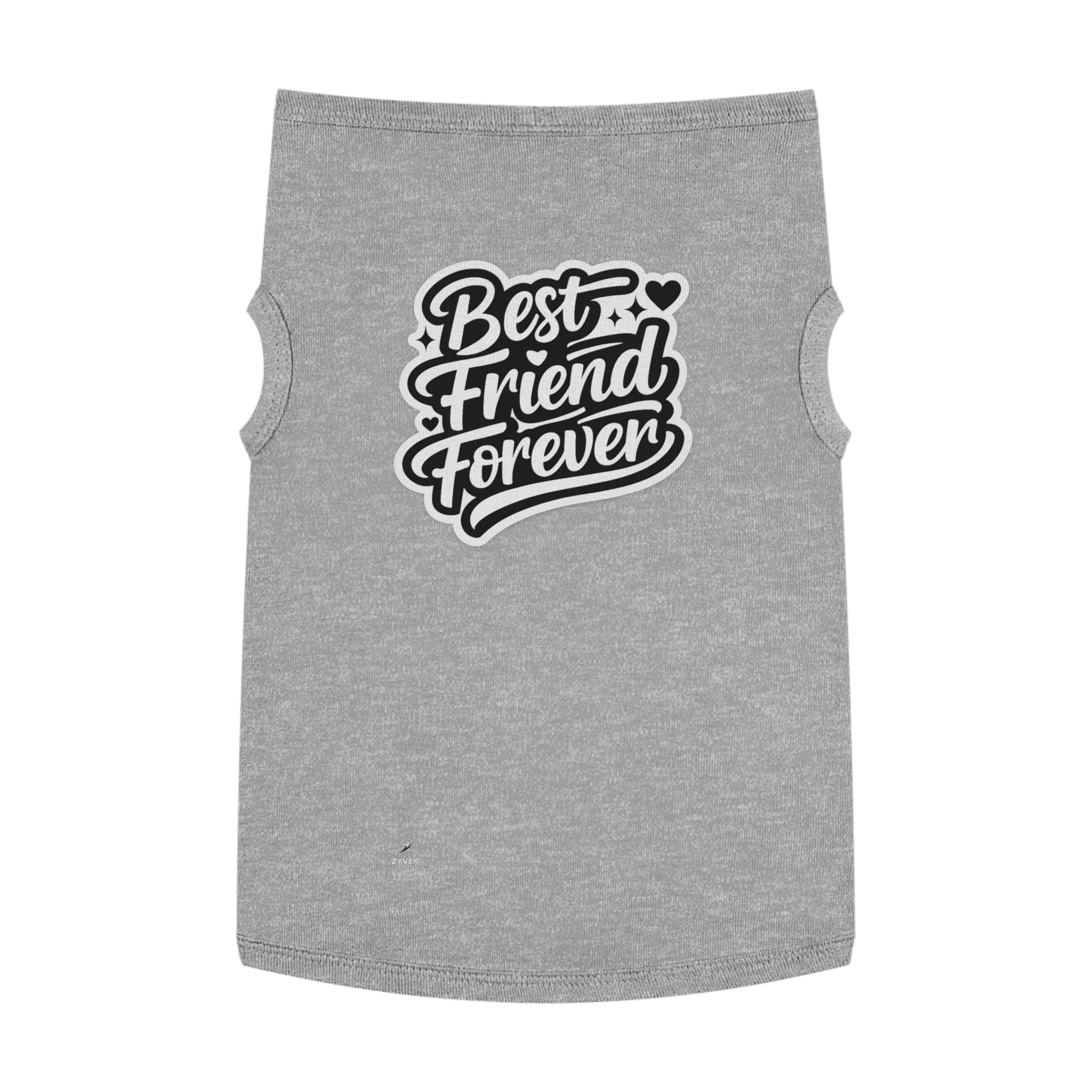 ZYVEK “Best Friend Forever” Pet Tank Top – Cute Matching Dog Shirt