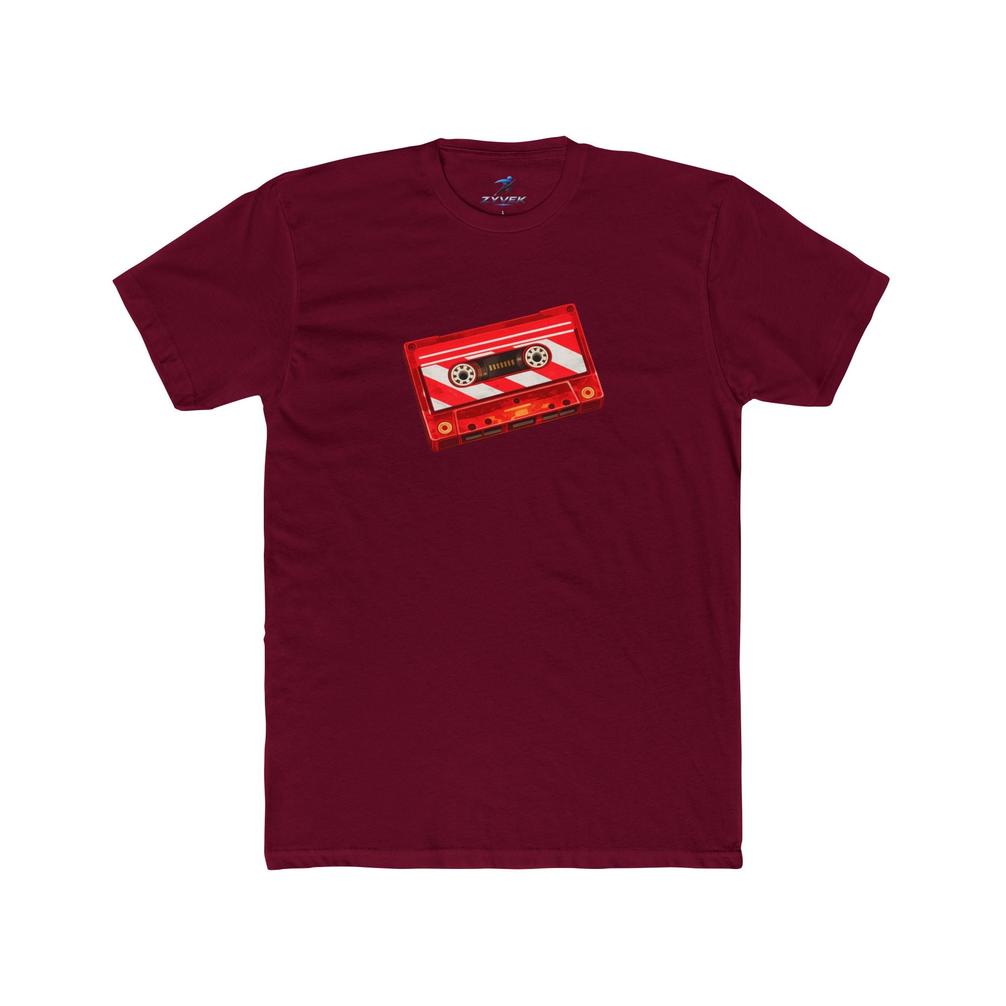 Retro Red Cassette Tape T-Shirt — Vintage Music Tee