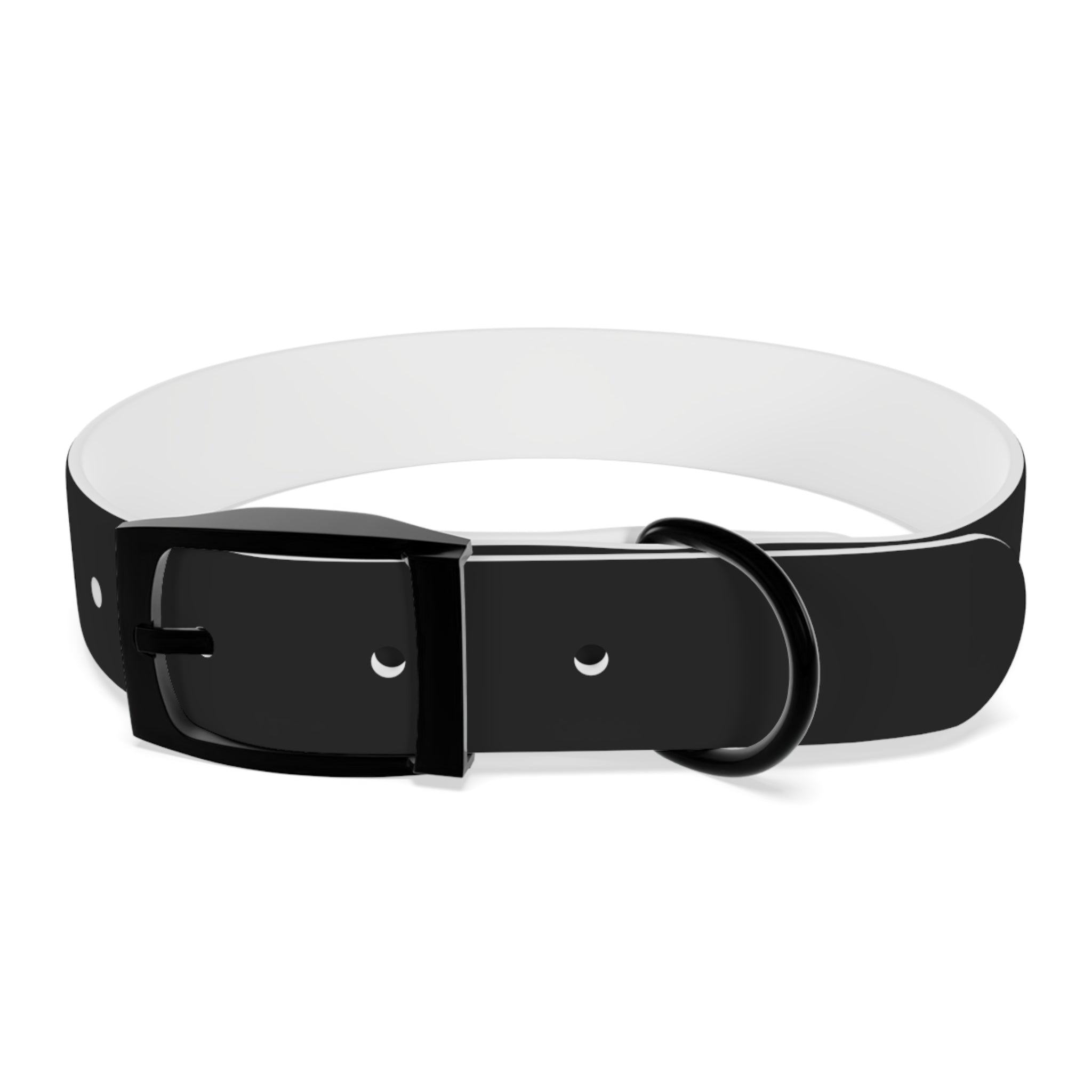 ZYVEK Gothic “Best Friend Forever” Dog Collar – Minimal Skull Edition