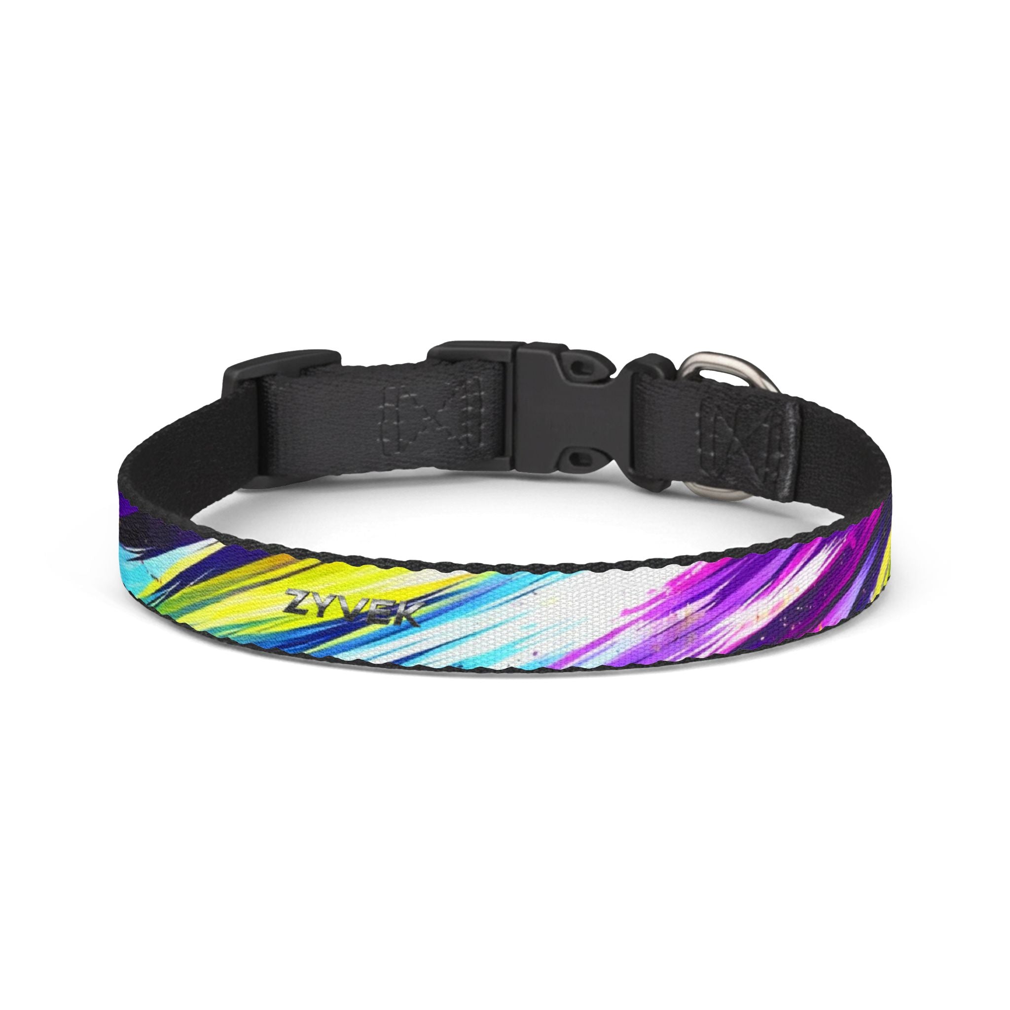 ZYVEK NeonWave Dog Collar – Adjustable Colorful Pet Collar
