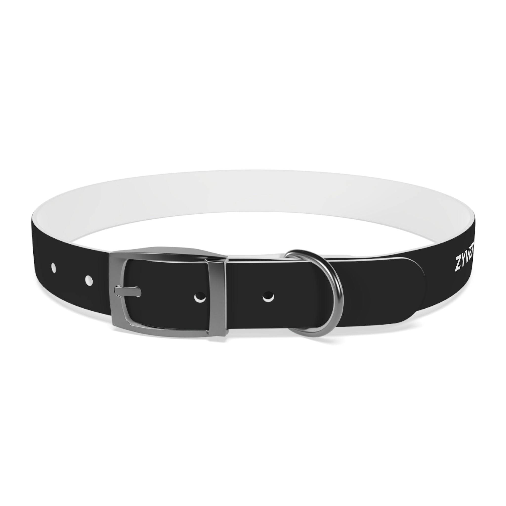 ZYVEK Gothic “Best Friend Forever” Dog Collar – Minimal Skull Edition