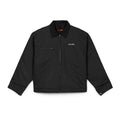Duck Cloth Work Jacket – Durable Black Zip-Up Workwear