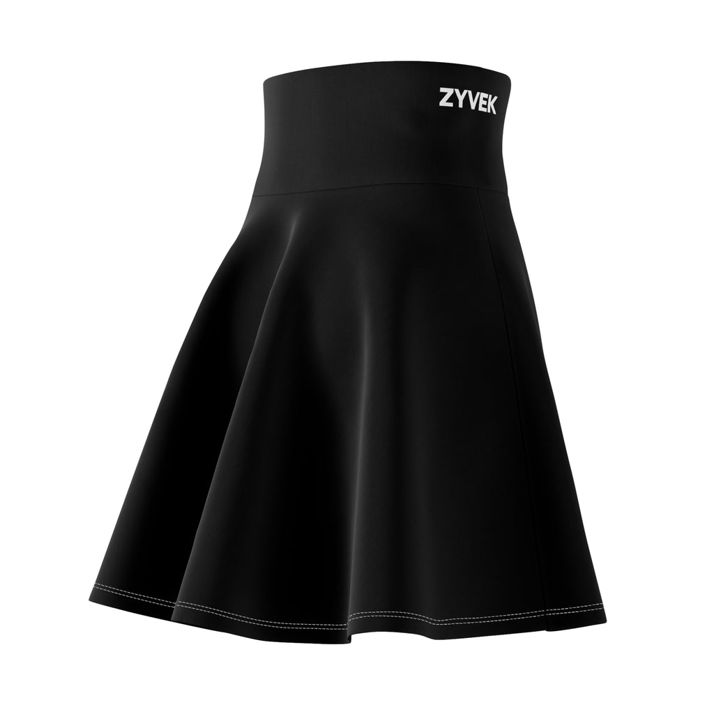 ZYVEK Shadow Skull Skater Skirt – Black Edition