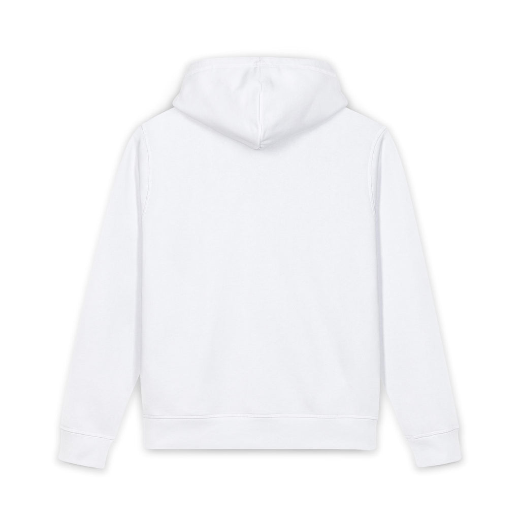 ZYVEK Essential Logo Hoodie – White Edition