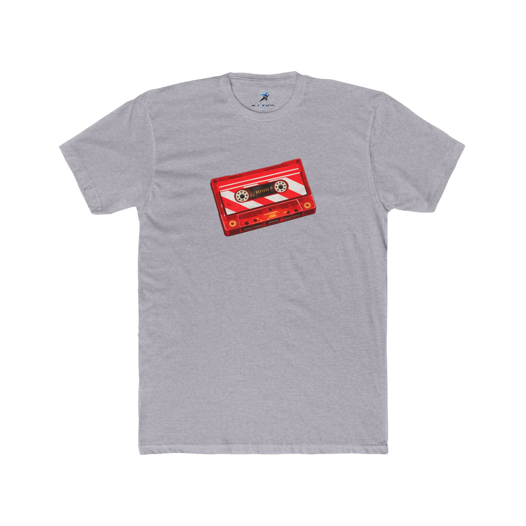 Retro Red Cassette Tape T-Shirt — Vintage Music Tee