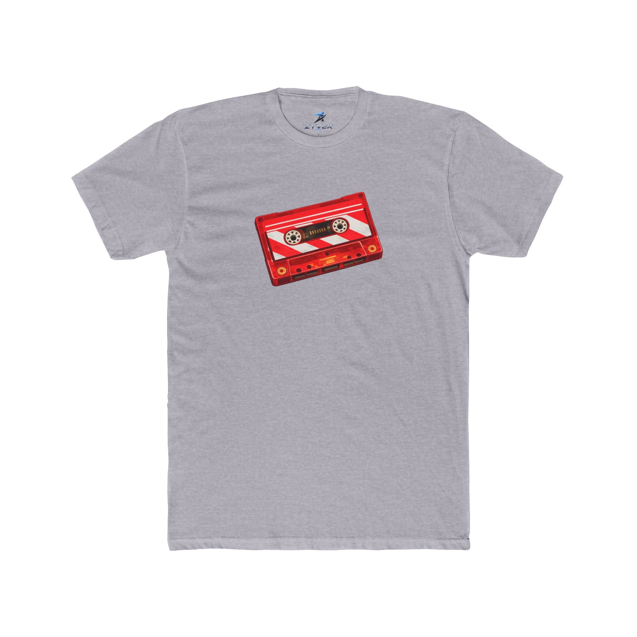 Retro Red Cassette Tape T-Shirt — Vintage Music Tee