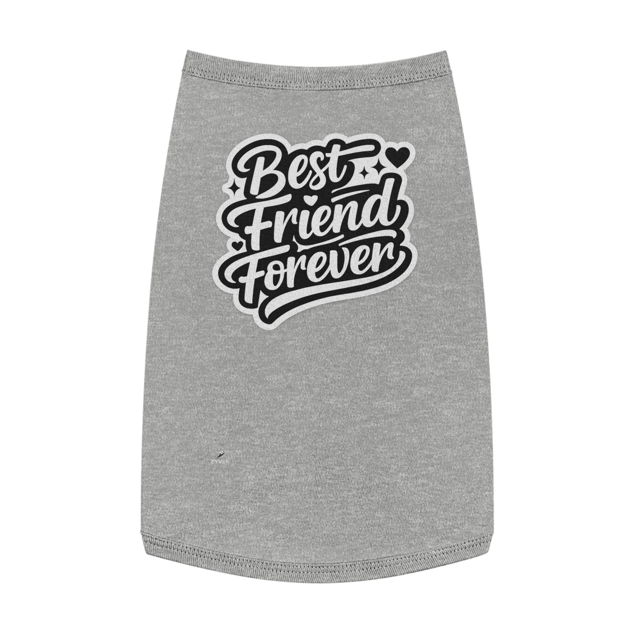 ZYVEK “Best Friend Forever” Pet Tank Top – Cute Matching Dog Shirt