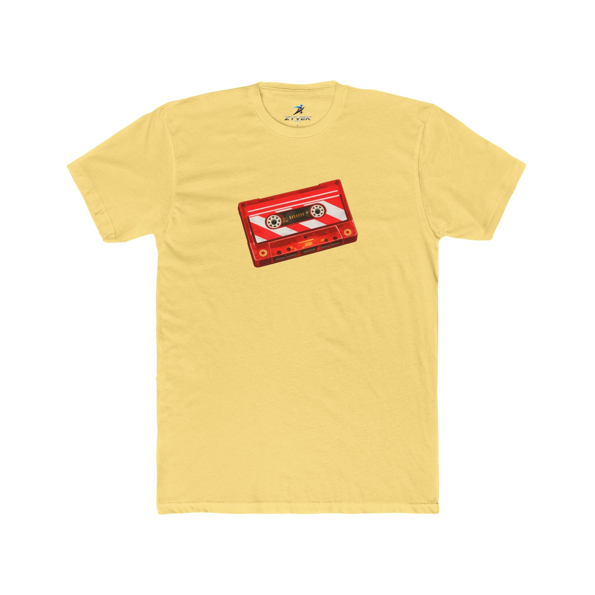 Retro Red Cassette Tape T-Shirt — Vintage Music Tee