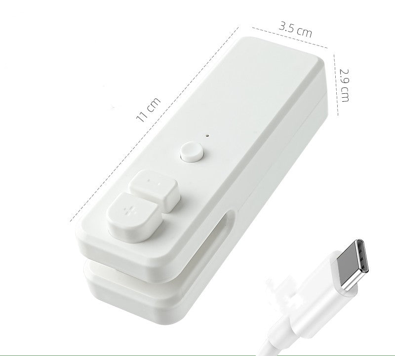Mini Machine à Sceller Portable – Ferme Sachets & Aliments Facilement | Rechargeable USB