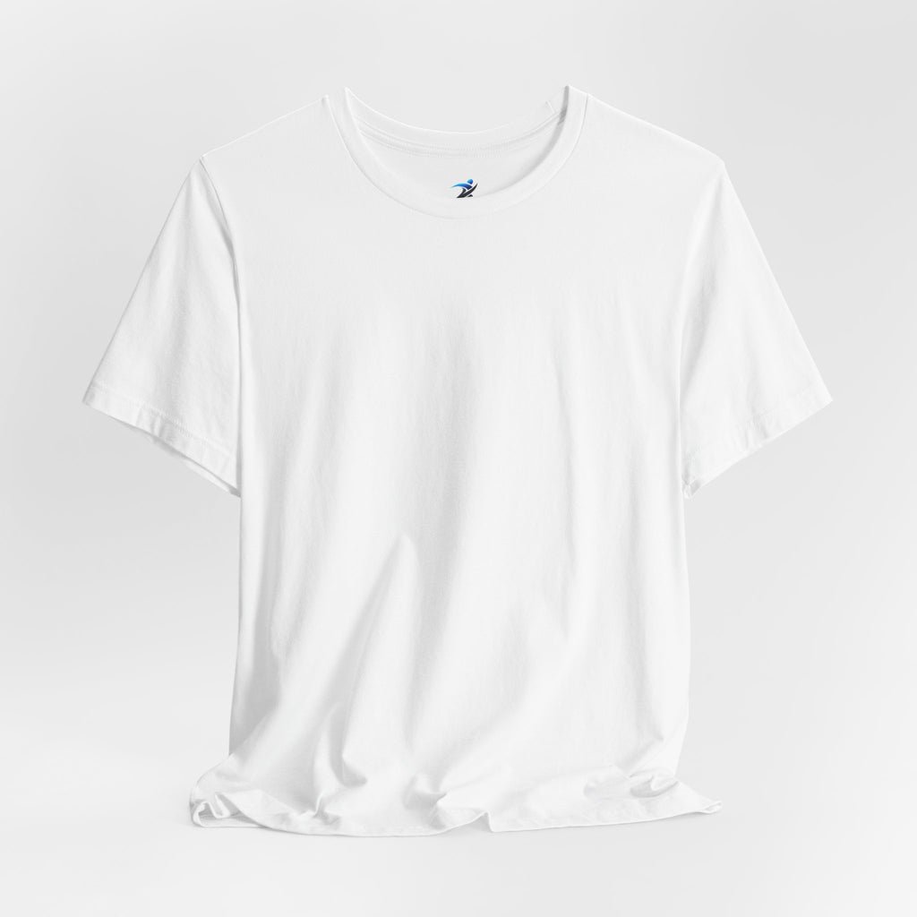 Classic White Short Sleeve Tee — Clean Minimalist Crewneck T-Shirt