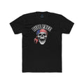 Ride Free Skull T-Shirt — American Flag Bandana Biker Tee