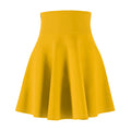 ZYVEK GoldenFlow Skater Skirt – Minimal Elegant Streetwear