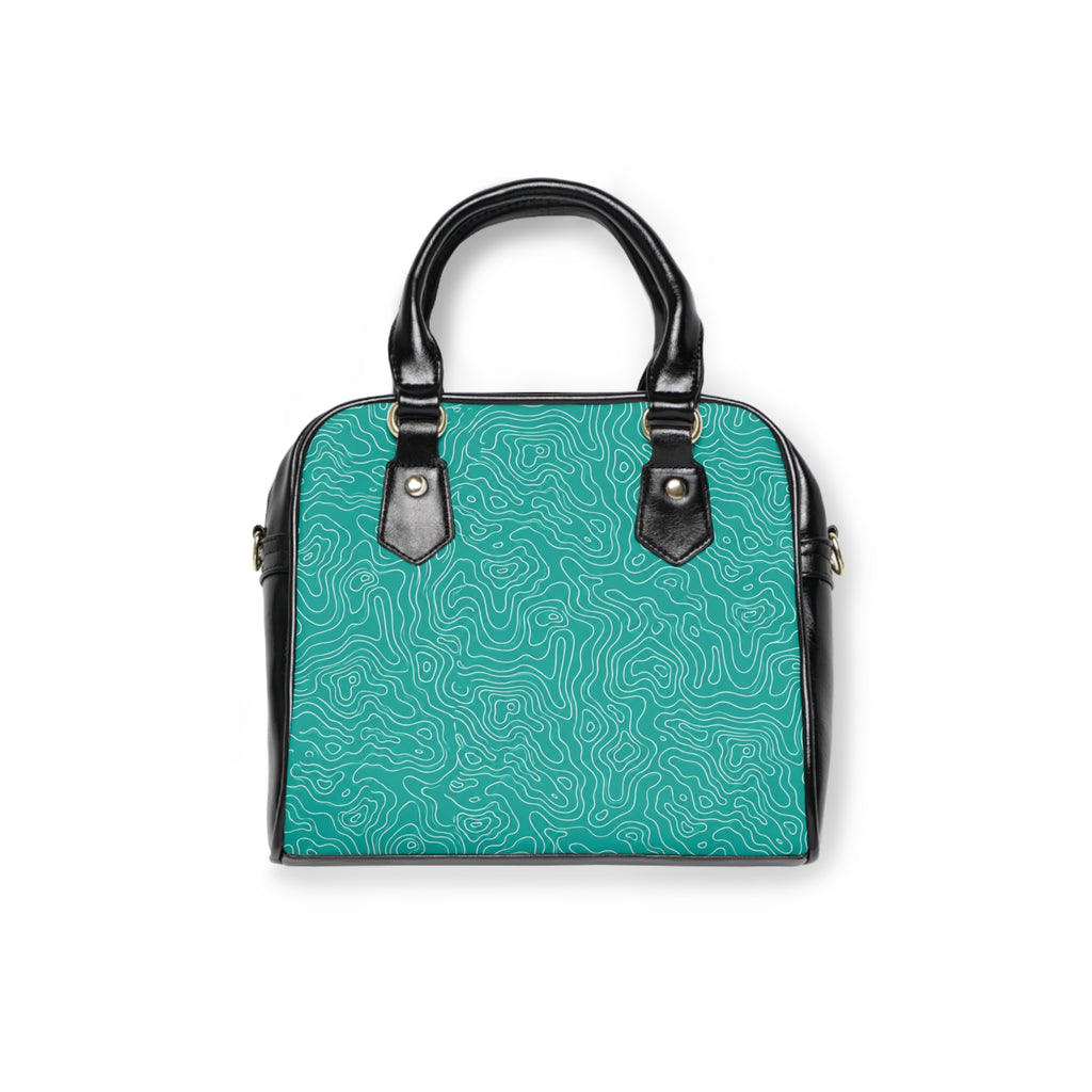 ZYVEK Topography Handbag – Aqua Edition