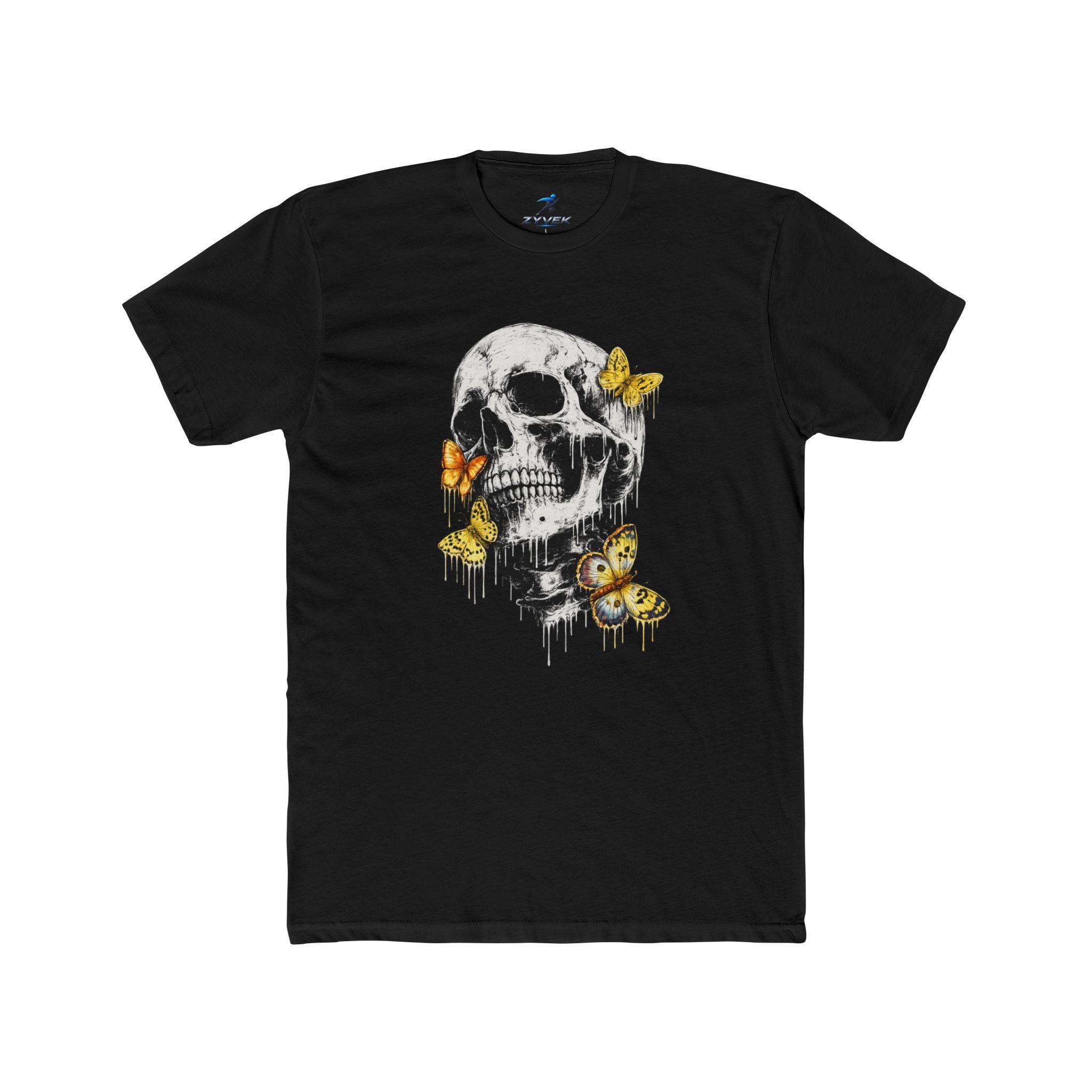 Skull with Butterflies T-Shirt