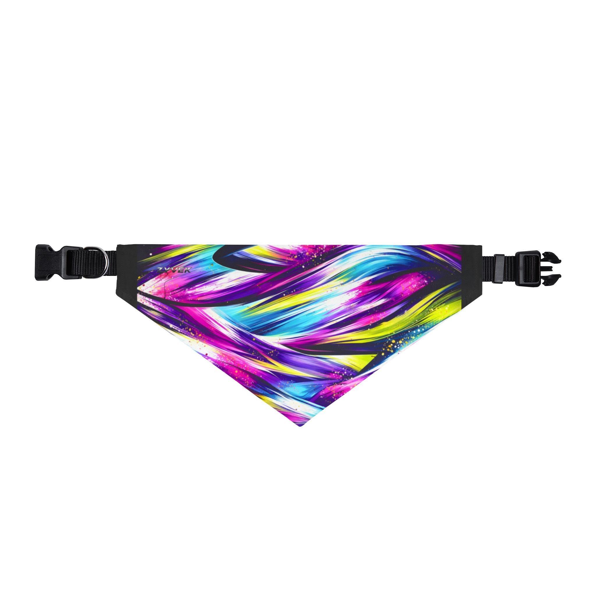 ColorWave Dog Bandana Collar – Vibrant Stylish Pet Accessory