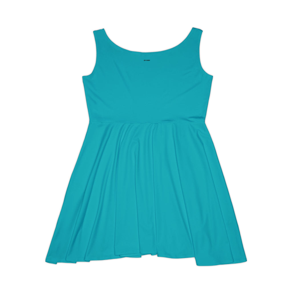ZYVEK OceanGlow Dress – Minimal Elegant Sleeveless Dress