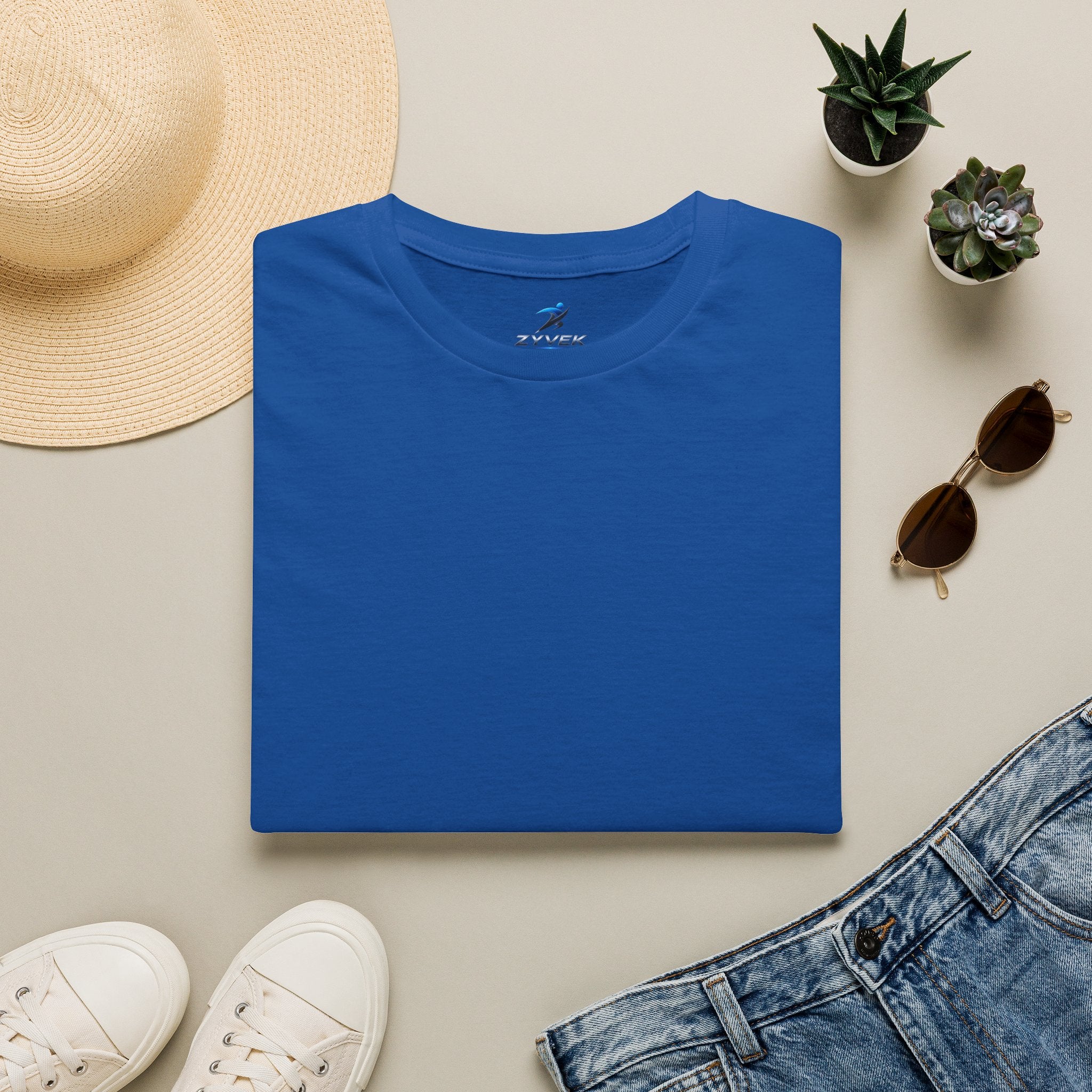 ZYVEK Essential Classic Tee – Minimal Unisex T-Shirt