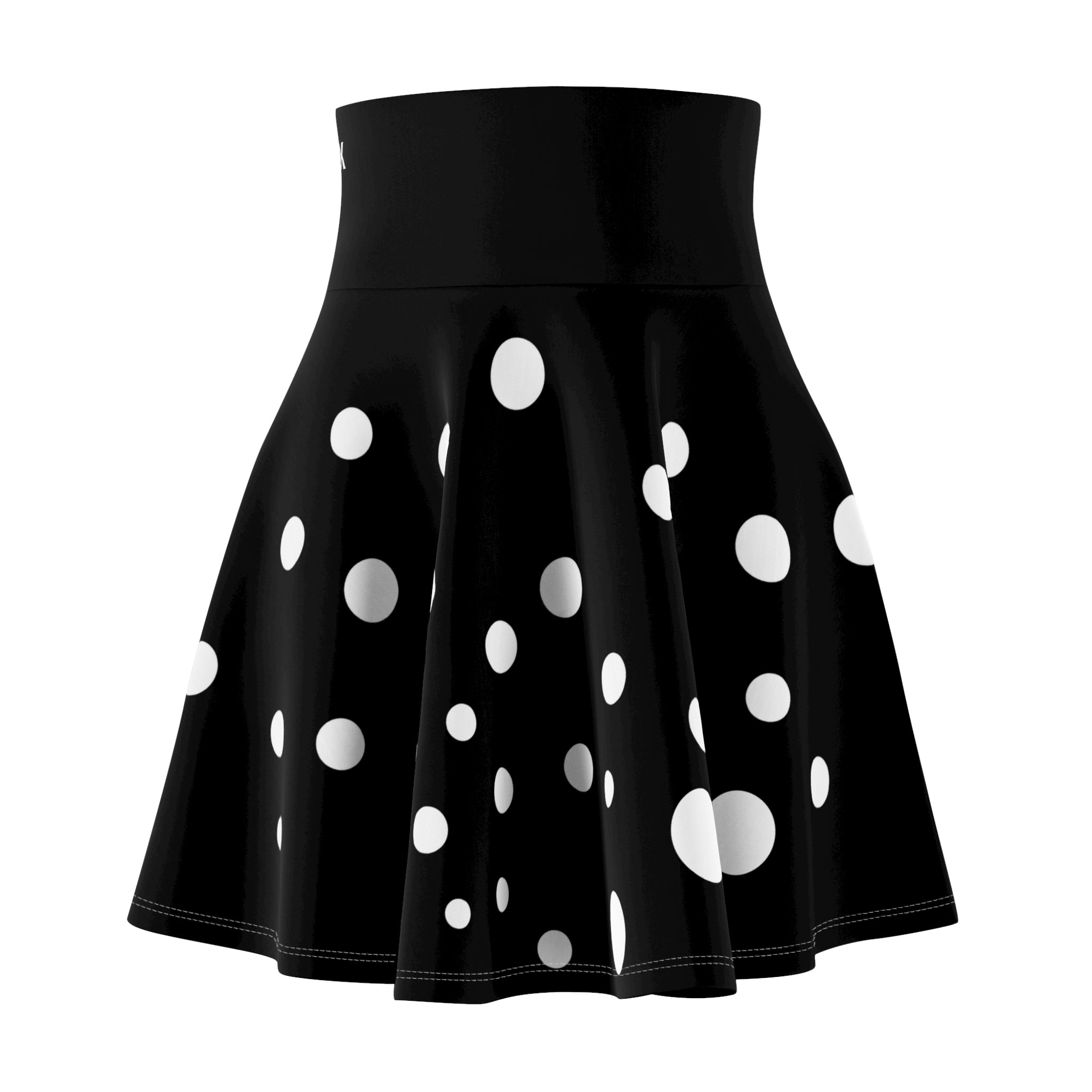 ZYVEK Midnight Polka Skater Skirt – Retro Chic Streetwear